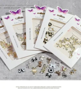 Metal Alloy Nail Art Rhinestone Charms 3D Nail Art Jewelry Zircon Decoration Designer Nail Charms