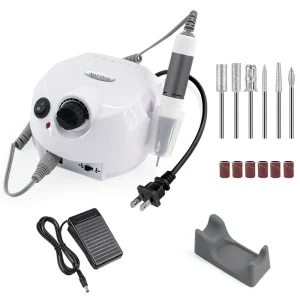 Metal Handle Professional Nail Drill 65w 35000rpm Nail Drill Rainbow Private Label Electric Nail Drill Machine