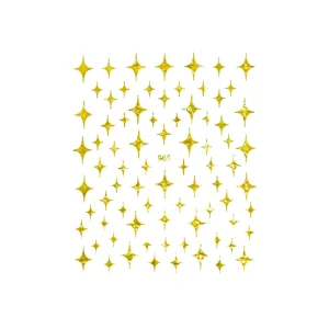 Meteor Self Adhesive 3D Sticker for Nails Decals Nails 5D Decoration