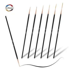 Micro Paint Brush Set 6 Sizes Liner Detail Paintbrushes Acrylic Paint Brushes For Fine Detail Painting