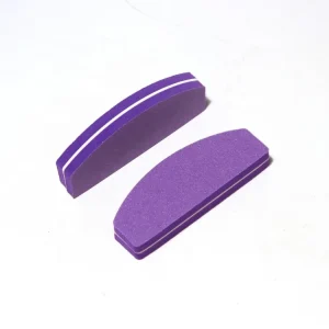 Mini Buffer For Nails 100 180 Grit Double Sides Purple Sponge Nail Files Private Label 180 240 Grit Mini Buffer Blocks