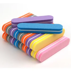 Mini Buffering File Short Sand Nail File Eva Buffers pink Color Straight Round Professional Buffs and Nail Filer