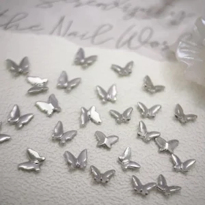 Mini Butterfly Nail Art Decorations Alloy Cute Japanese Style DIY Nail Charms Accessories Trendy Salon Popular Design