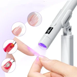 Mini Cordless Nail Dryer Lamp 6W Handheld UV Nail Lamp Curing Light for Nail Polish Dryer Salon Manicure Tool