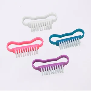 Mini Handle Grip Nail Brush Fingernail Scrub Cleaning Brushes for Toes and Nails Cleaner