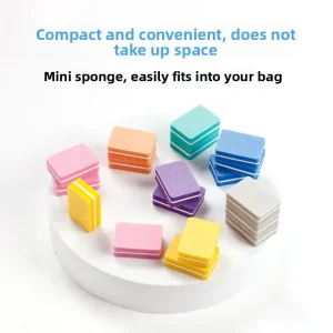 Mini Nail Buffer Block Colorful Double Sided Nail Sponge File Polisher Sanding Block Tofu Shape 100/180 Customizable Nail