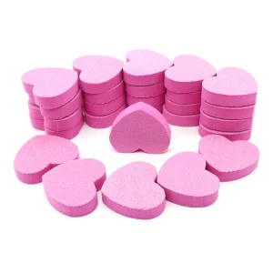 Mini Nail Buffer Sponge File 100 180 Double Side Sandpaper Professional Tools Heart Shaped Nail File Nail Art Washable