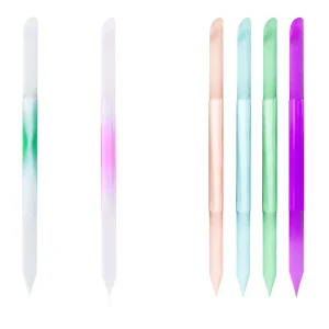 Mini Nail File Nail Buffer Nail File Crystal with case Nail File Replacement