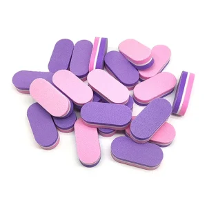 Mini Nail Sponge File Mix Color Nail Buffer Manicure Sponge Polishing Nail Buffer Block