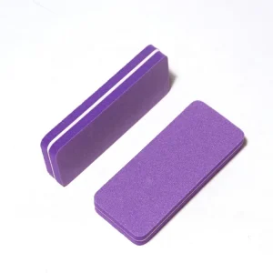 Mini Purple Nail Buffer File 100 180 Grit for Nails