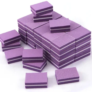 Mini Sponge Nail Buffer File Blocks Sanding Polishing 100 180 Double Sided Nail Art Files Buffer Manicure Kit Accessories