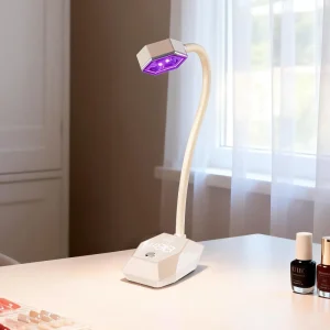 Mini UV Light Rechargeable LED Portable Nail Dryer 2 Timers Auto Sensor Fast Curing Goosenecks Nail Lamp