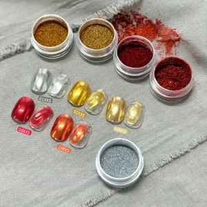 Mirror Chrome Powder Gloss Nails Metallic Rubbing Dust DIY Manicure Decor CB xxs