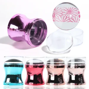 Mirror Nail Art Stamper Tools Gel Polish Print Manicure Nail Stamper Clear for Nails Art Stamping