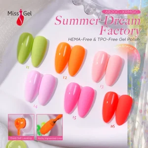 Missgel New Summer Spring 45 Colors 10ml 15ml 1kg Hema Free TPO Free Gel Nail Polish Collection Esmaltes UV Nail Polish Gel