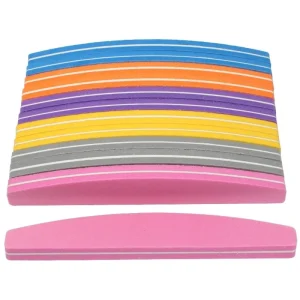Mix Color Nail Files Sponge Diamond Nail Buffer File Washable Lime 100 180 Nail Polish Buffer Block Suppliers