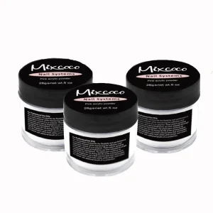 Mixcoco Nail Art Salon Supply Color Acrylic Powder Nail Acrylic Powder