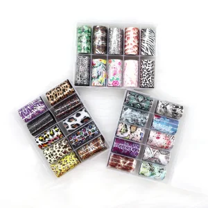 Mixed Animal Skin Series Transfer Foils DIY Nail Art Transfer Sticker Decals