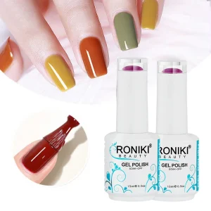 Mixed Colors Gel Nail Polish 15ml UV LED Soak Off Long Lasting Salon Manicure Nail Gel Polish