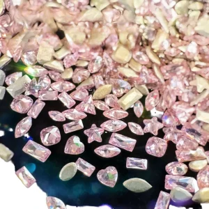Mixed Shapes Mini Sizes 3D Bling Bling Nail Art Decoration Cubic Zirconia Loose 100pcs As Alternative to Rhinestones