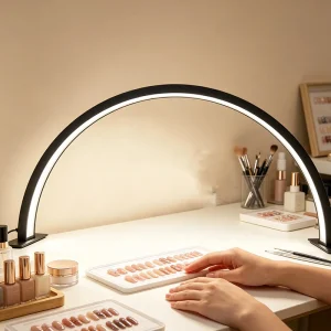 Moon Nail Work Lamp Beauty Work Desk Lamp Three-color USB Power Supply Suitable For Nail Art Eyelash