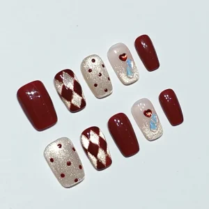 Muhaha Trend Design Brand Push On Nails Short Style