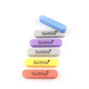 Multi-Colors Manicure Tools Double Sided Mini Nail Buffers 100/180 Grit Sponge Mini Nail Files