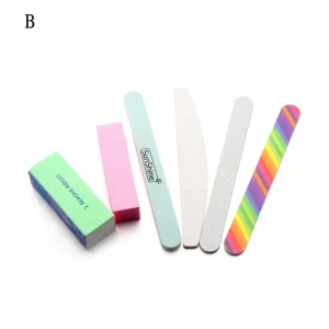 Multi functional Manicure Polishing Nail File Buffer Set 6pcs set Flyhigh FH133 Easy Apply