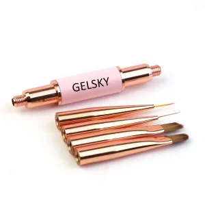 Multifunction Nail Tool Replacement Nail Brush Double End Replaceable Nail Art Brushes