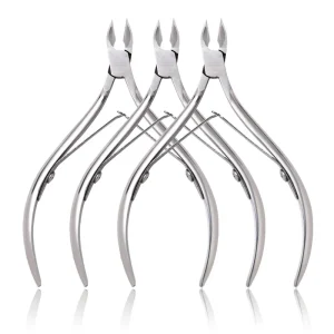 NA068 Stainless Steel Curved Blade Sharp Nail Cuticle Nipper Dead Skin Remover Manicure Art Tool Nail Clipper Scissors