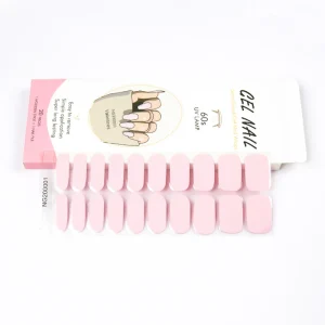 NEW GEL NAIL POLISH WRAPS DIY NAIL ART DECORATION GEL STICKER WITH UV LAMP