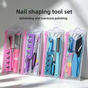 Nail Accessories Professional Nail Art Salon Tools Disposable Manicure Kit Disposable Mani & Pedicure Set
