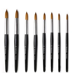 Nail Art Brushes Nail Brush Pure Kolinsky Hair Acrylic Nail Art Brush Crystal Carving Pen