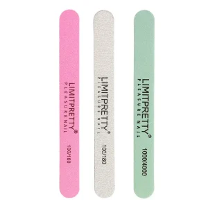 Nail Art Buffing Strips File Polishing Strip Set Sponge Double Sided Polishing Acetone Removal Sanding Strips 5 Pack Longevity