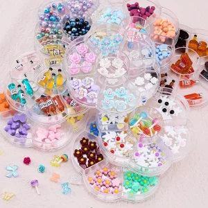 Nail Art Charms 3D Fashion Cartoon Nail Decoration DIY Manicure Accessories