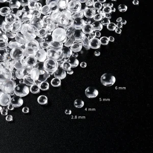 Nail Art DIY Semicircular Transparent Bubble Mermaid Tears Droplets Decoration for Nails