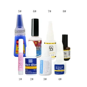 Nail Art Glue 1G 2G 5G 10G 20G 401 Nail Glue Press on Brush Nail Tips Glue