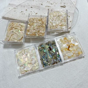 Nail Art Japanese Style Shell Jewelry Natural Nail Decoration Shell Pieces