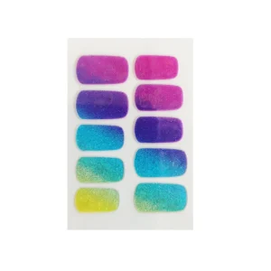 Nail Art Liner Star Nail Laser Silver Nail Art Transfer Foil Sticker for Christmas