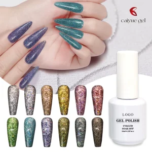 Nail Art Manicure 10ml Glitter Color Bright Sequin Series Uv Gel Nail Polish Gel