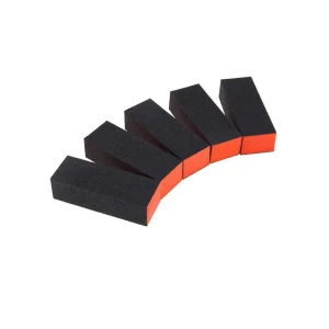 Nail Art Manicure 10pcs bag Black Color 3 Sides Files Nail Buffers