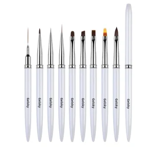 Nail Art Paint Brush Private Label Fine Line Nail Art Brushes Nail Gel Brush