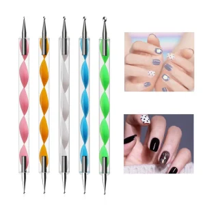 Nail Art Set Dotting Pen and Kits with Painting Brush for Rhinestone Nail Art