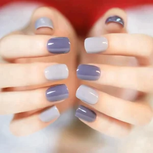 Nail Art Solid Color Nail Wraps Real Nail Polish Glitter Stickers