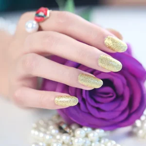 Nail Art Stickers Full Wrap Space Design Glitter Nail Sticker Tattoo