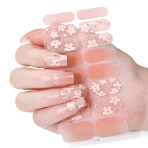 Nail Art Supplies Fashion Foil 3D Flower Korea&europe Hot Nail Gel Designs Stickers Nail Polish