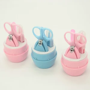 Nail Baby 4 Clipper Scissors Pcs Safety Trimmer Cutter Nail File Grooming Kit Manicure Set Babies Accessories Newborn Gift Set