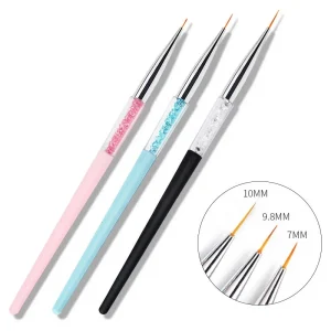 Nail Brush Nylon Hair Pen Manicure Nail Liner Tool Crystal Acrylic Nail Art Brushes UV Gel Painting Liner Brush