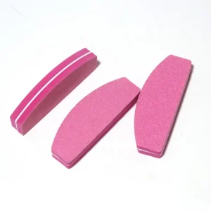 Nail Buffer 2 Way Pink Nail Buffers 100 180 Grit Factory Customize Logo Sanding Buffing Nail Files and Buffers