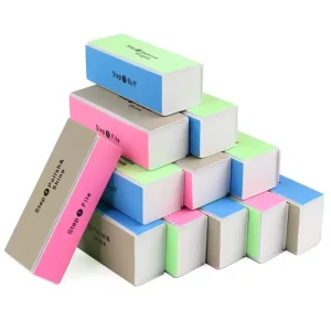 Nail Buffer Block 4 Side Colorful Buffing Block Shine Polisher Nail Buffing File Manicure Sanding Nail Art Tools